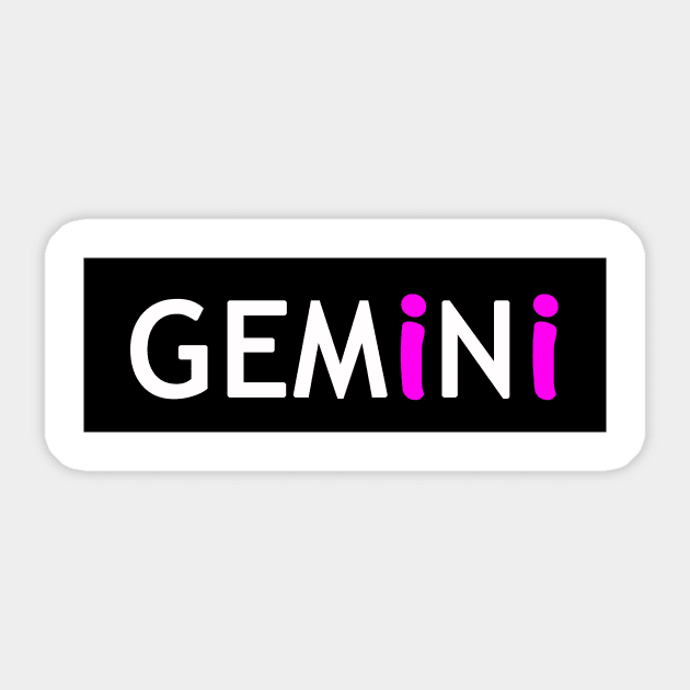 Gemini Sticker by Chanap